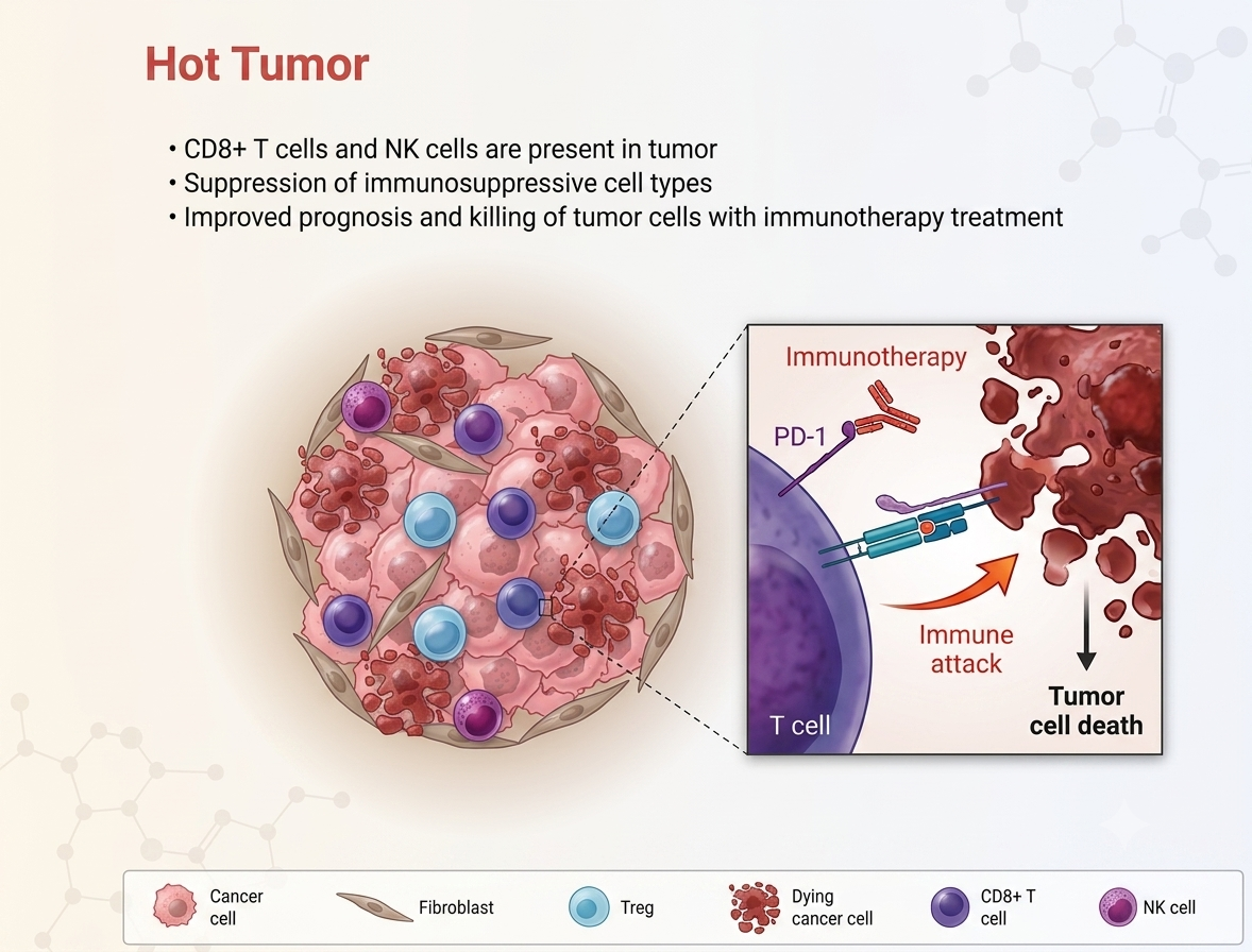 Antineo-hot tumor types